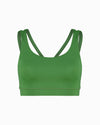 Green Flusso Ladies Sports Bra. Scultura Activewear. 