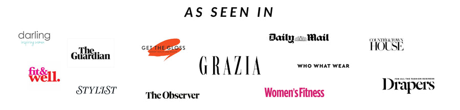 Media and PR coverage we have received from leading magazine titles such as Grazia, Daily Mail, Women's Health and Drapers
