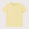 Women's Butter yellow T-shirt in soft 100% organic cotton with flattering classic fit. Vegan friendly ladies clothing.